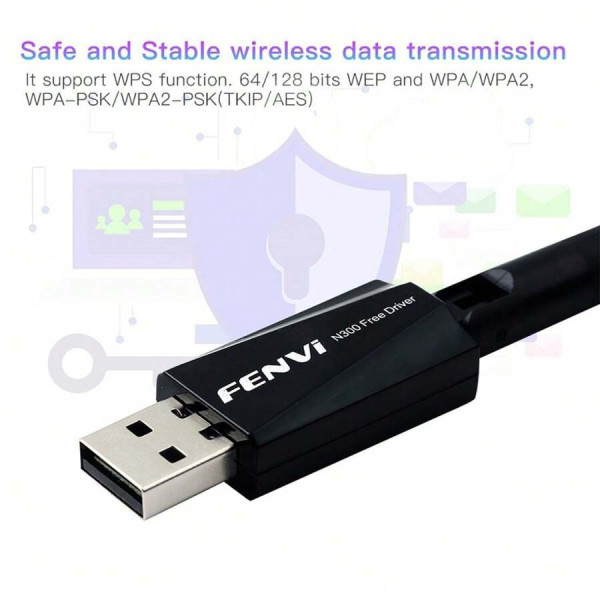 Купити Бездротовий адаптер Fenvi F-N300U