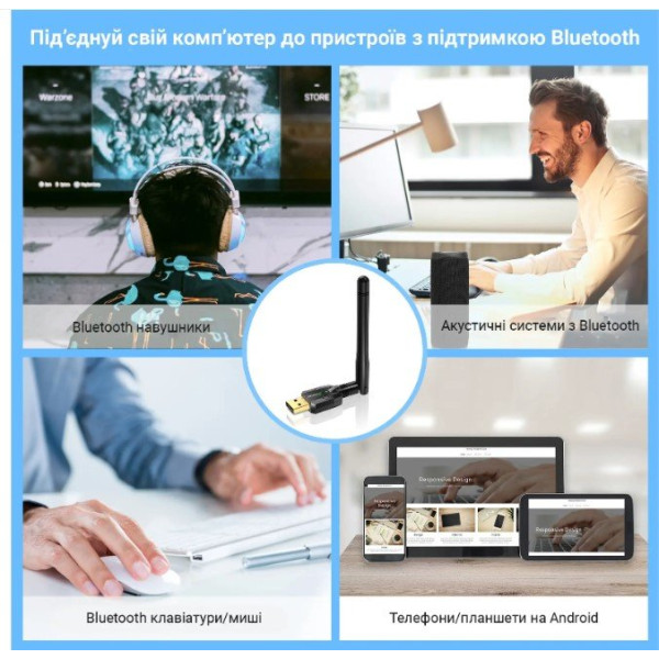 Купить Bluetooth-адаптер Grand-X BT50S