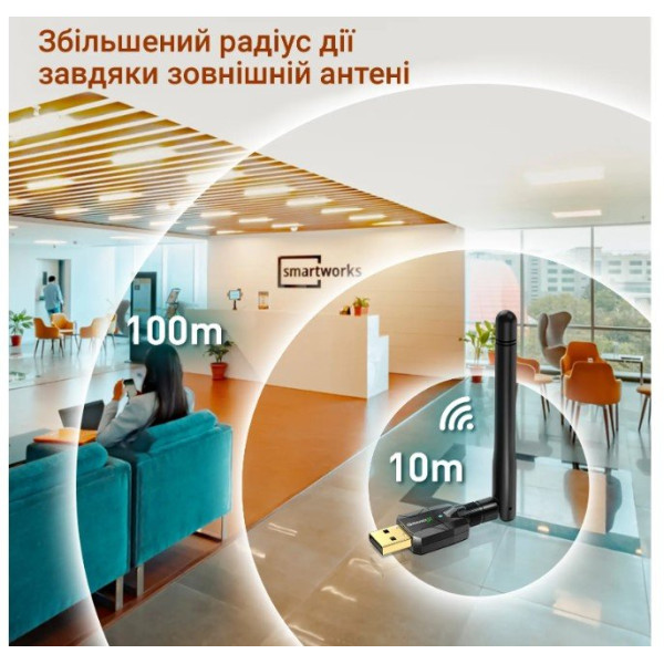 Купить Bluetooth-адаптер Grand-X BT50S