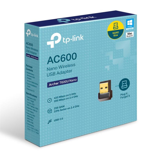 Купить Бездротовий адаптер TP-Link Archer T600U Nano
