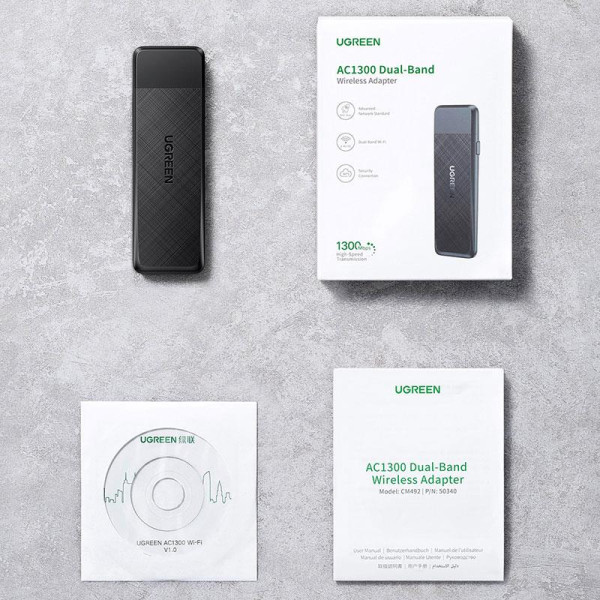 Купить Бездротовий адаптер Ugreen CM492 (50340)
