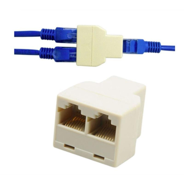 Купити Розгалужувач порту RJ45 Atcom 8P8C- RJ-45 1 port to 2 port (12450)