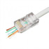 Купить Конектор RJ 45 Cablexpert (LC-PTU-01/50) з наскрізними отворами (50 шт/уп)