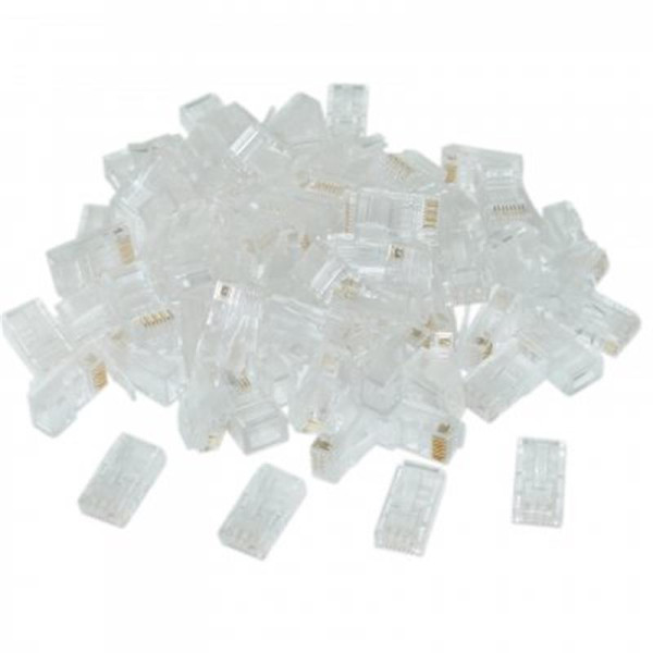 Купить Коннектор RJ 45 Cablexpert (LC-8P8C-002/50) 8P8C, Cat.6, с позолоченными контактами (50 шт/уп)