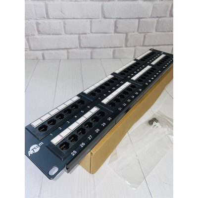 Купить Патч-панель ATcom P6048 19" 48хRJ-45 UTP 2U cat.6