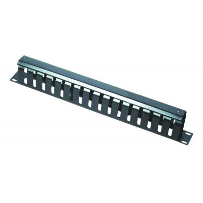 Купить Організатор кабелю Cablexpert 1U 19" (19C-CM2) з металевою кришкою
