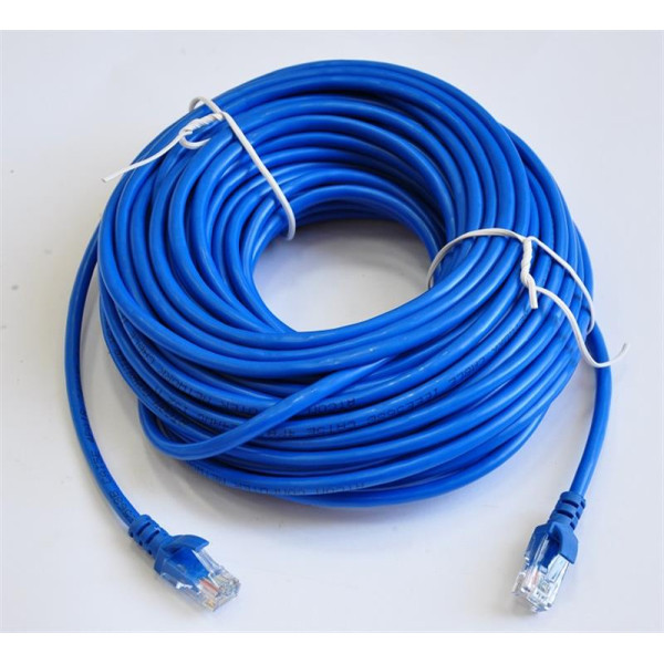 Купити Патч-корд литий, UTP, RJ45, Cat.5e, 20m, синій