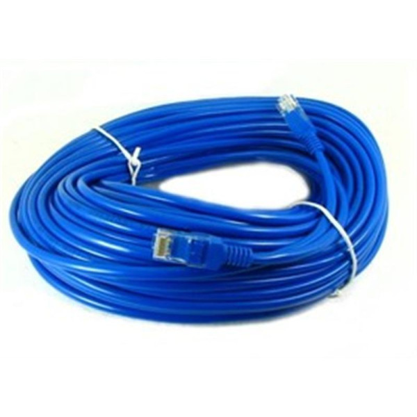 Купити Патч-корд литой, UTP, RJ45, Cat.5e, 30m, синiй
